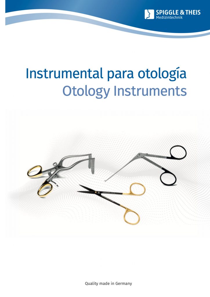 catalogo de Instrumental para otologia spiggle & theis